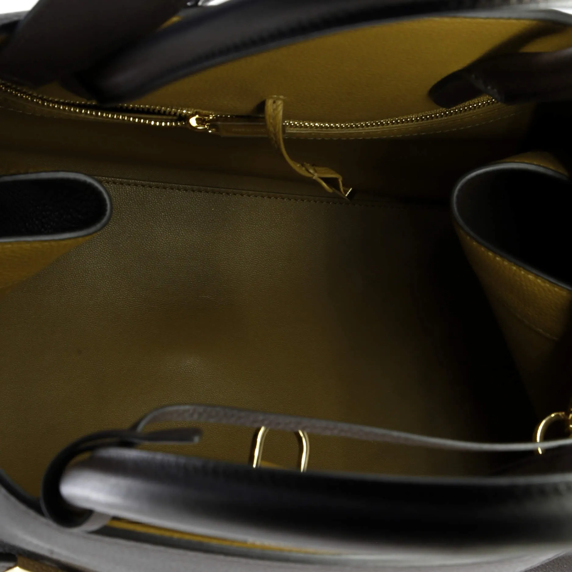 Hug Top Handle Bag Leather Large