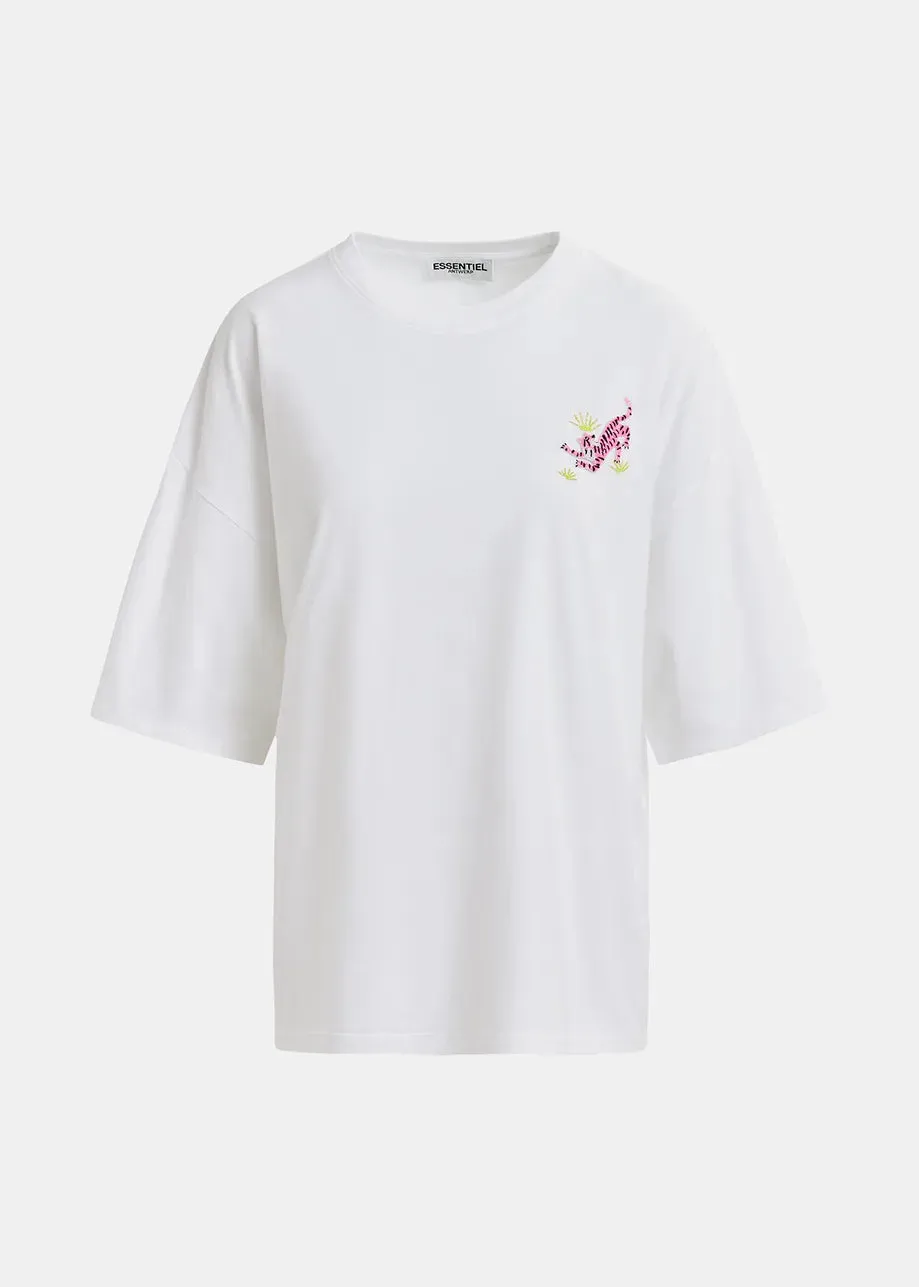Hungle Embroidered T Shirt