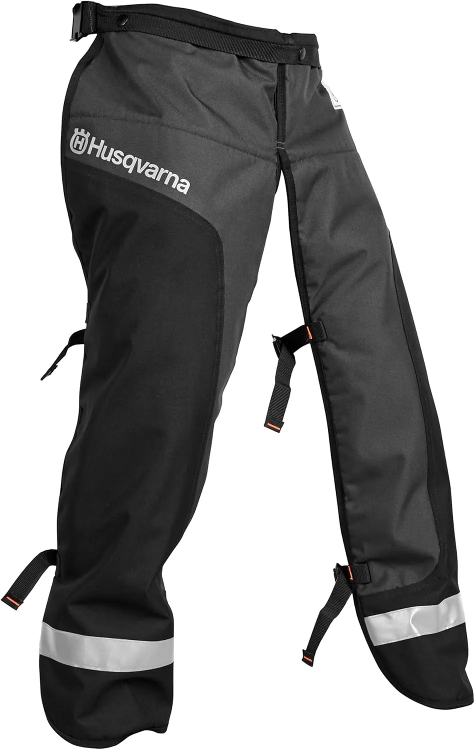 Husqvarna 587160702 Functional Apron Chainsaw Chaps 38-Inch, Chainsaw Safety Equipment with 5 Layers, Adjustable Belt and Gear Pocket, Black