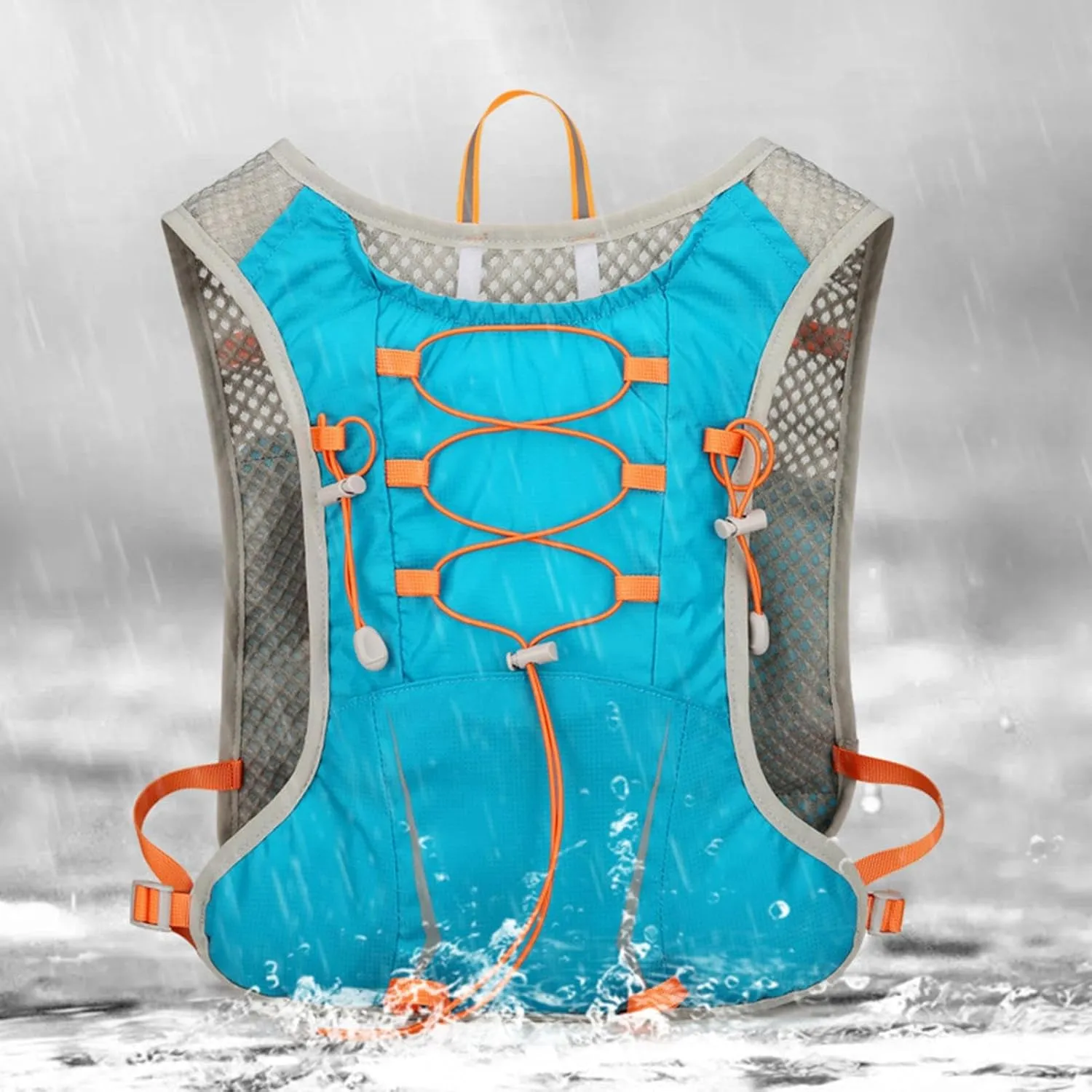 Hydration Backpack,Bladder Daypack for Men - Adjustable Running Hydration Backpack for Hiking Jogging Camping Mountain Cycling
