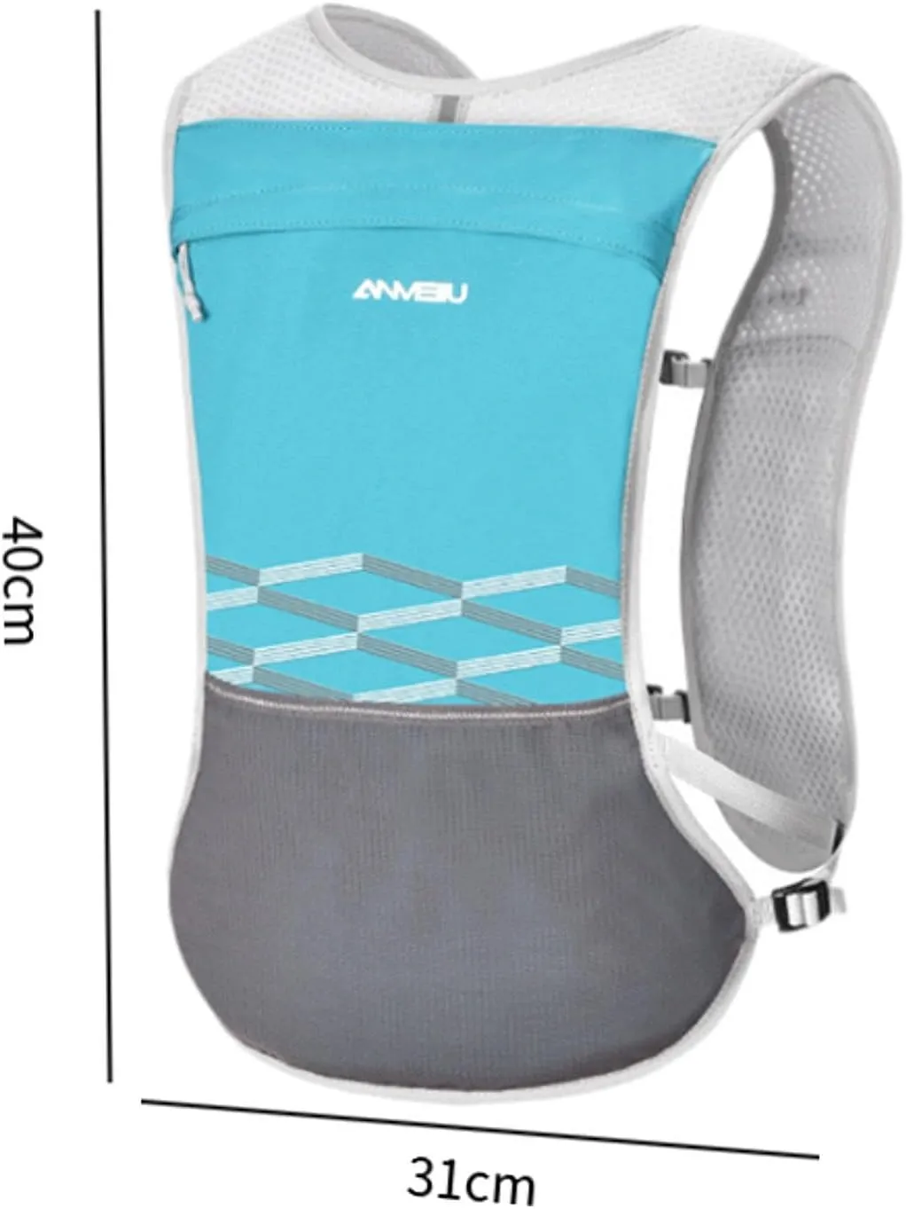 Hydration Vest Hydration Pack Adjustable with Multiple Pockets Daypack Outdoor Sport Bag Backpack for Camping Hiking Jogging