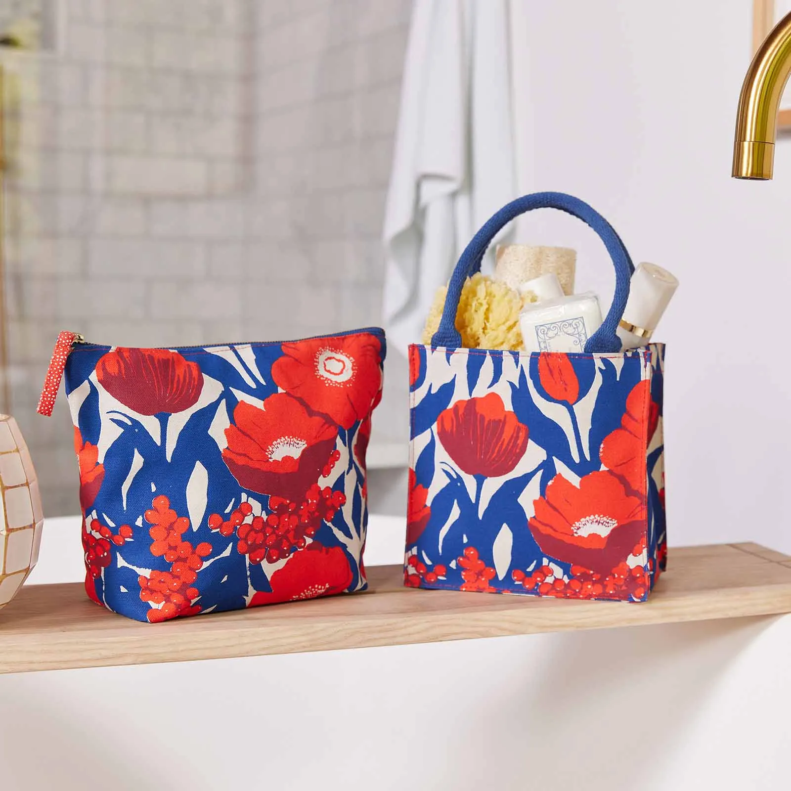 ICELANDIC POPPIES Itsy Bitsy Reusable Gift Bag Tote