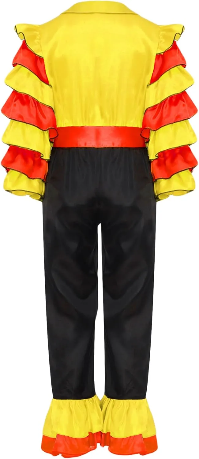 iiniim Kids Boys Rumba Samba Cha Cha Dance Jumpsuit Halloween Party Stage Performance Dress up