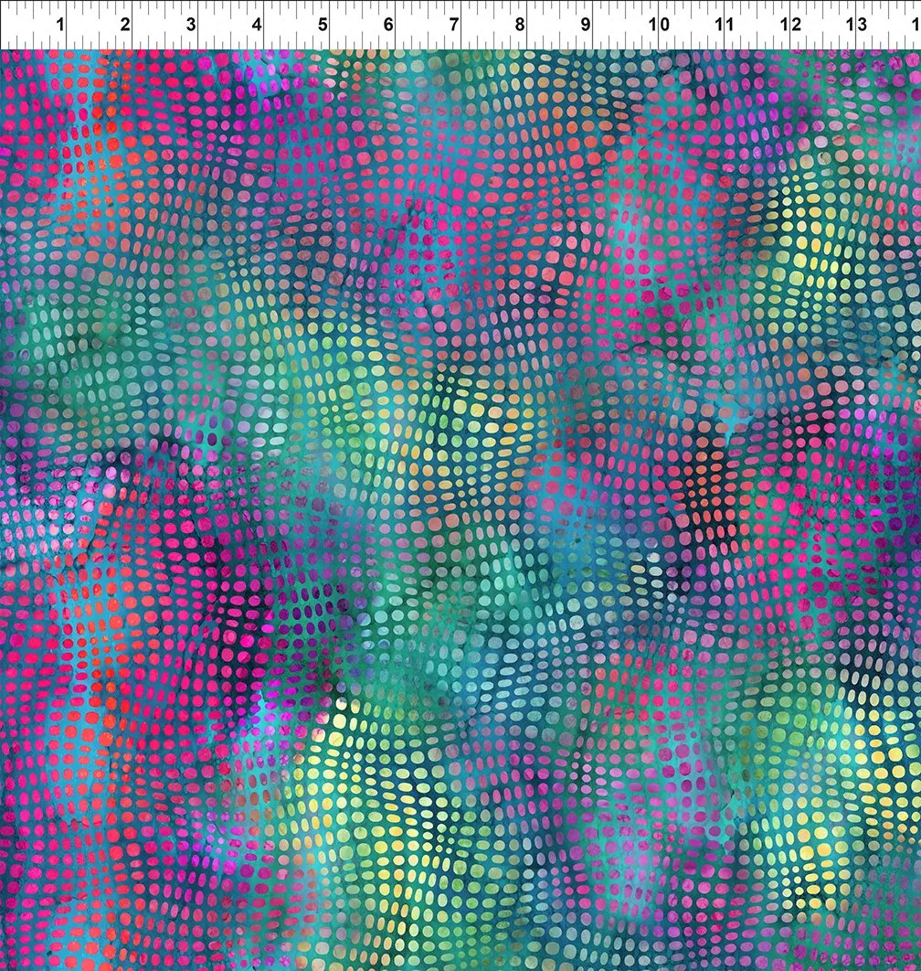 Impressions Teal Dots
