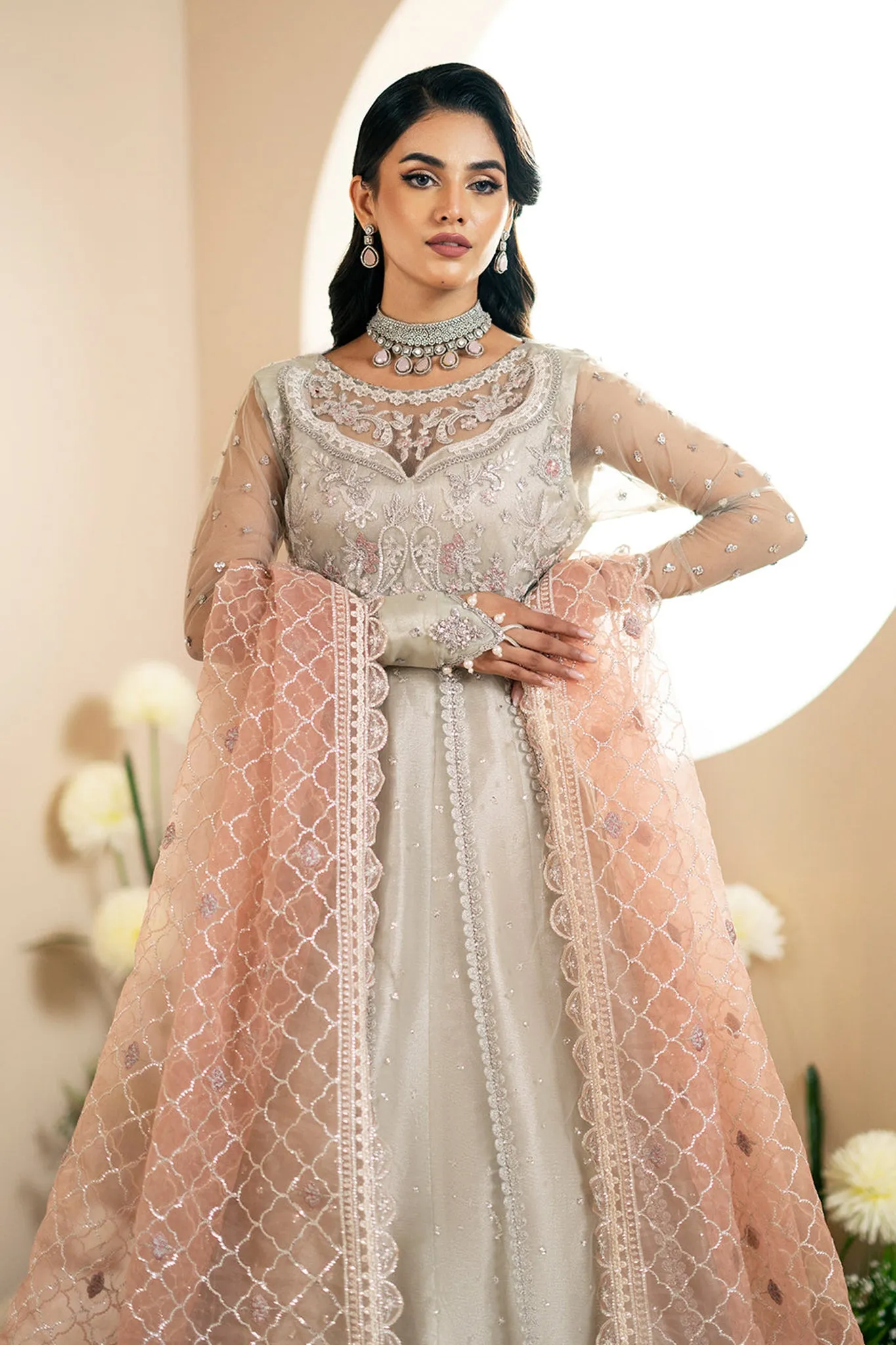 Inayat By AJR Unstitched 3 Piece Festive Formals Collection'2024-AFF-04-Magnolia