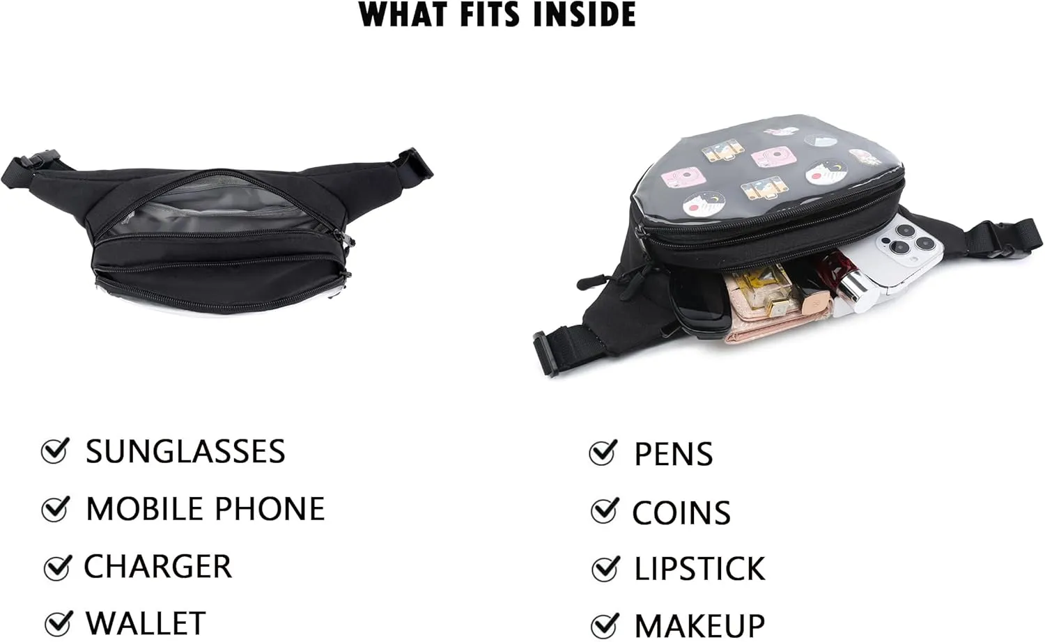 Ita Bag Belt Bag Shoulder Bag Fanny Pack Waist Pack for Travel Walking Running Hiking Cycling