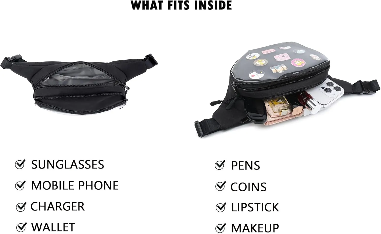 Ita Bag Belt Bag Shoulder Bag Fanny Pack Waist Pack for Travel Walking Running Hiking Cycling