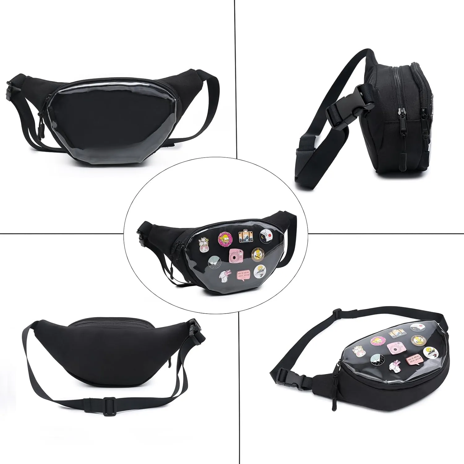 Ita Bag Belt Bag Shoulder Bag Fanny Pack Waist Pack for Travel Walking Running Hiking Cycling