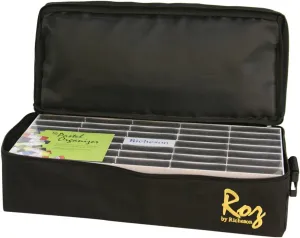 Jack Richeson Roz Bag, Includes 4-Pastel Trays, Black