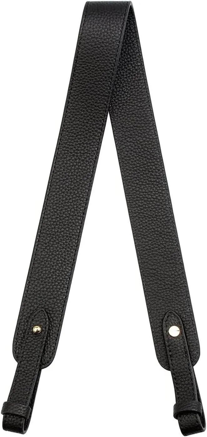 jiesinlov Genuine Leather Shoulder Bag Straps Replacement for Picotin Handbags (Gold Black-L)