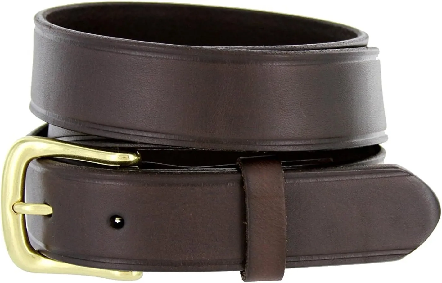 Joe's Solid 100% Leather Uniform Work Genuine Leather Jean Belt 32mm or 1-1/4" Wide