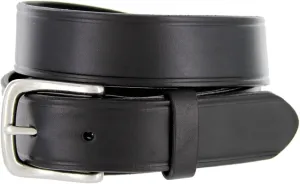 Joe's Solid 100% Leather Uniform Work Genuine Leather Jean Belt 32mm or 1-1/4" Wide