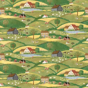 John Deere - Heartland Hills - Rolling Countryside Fabric