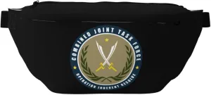 Joint Task Force Operation Inherent Resolve Waist Pack Crossbody Fanny Pack Large Waist Bag Men Women Belt Bag For Running Walking Traveling