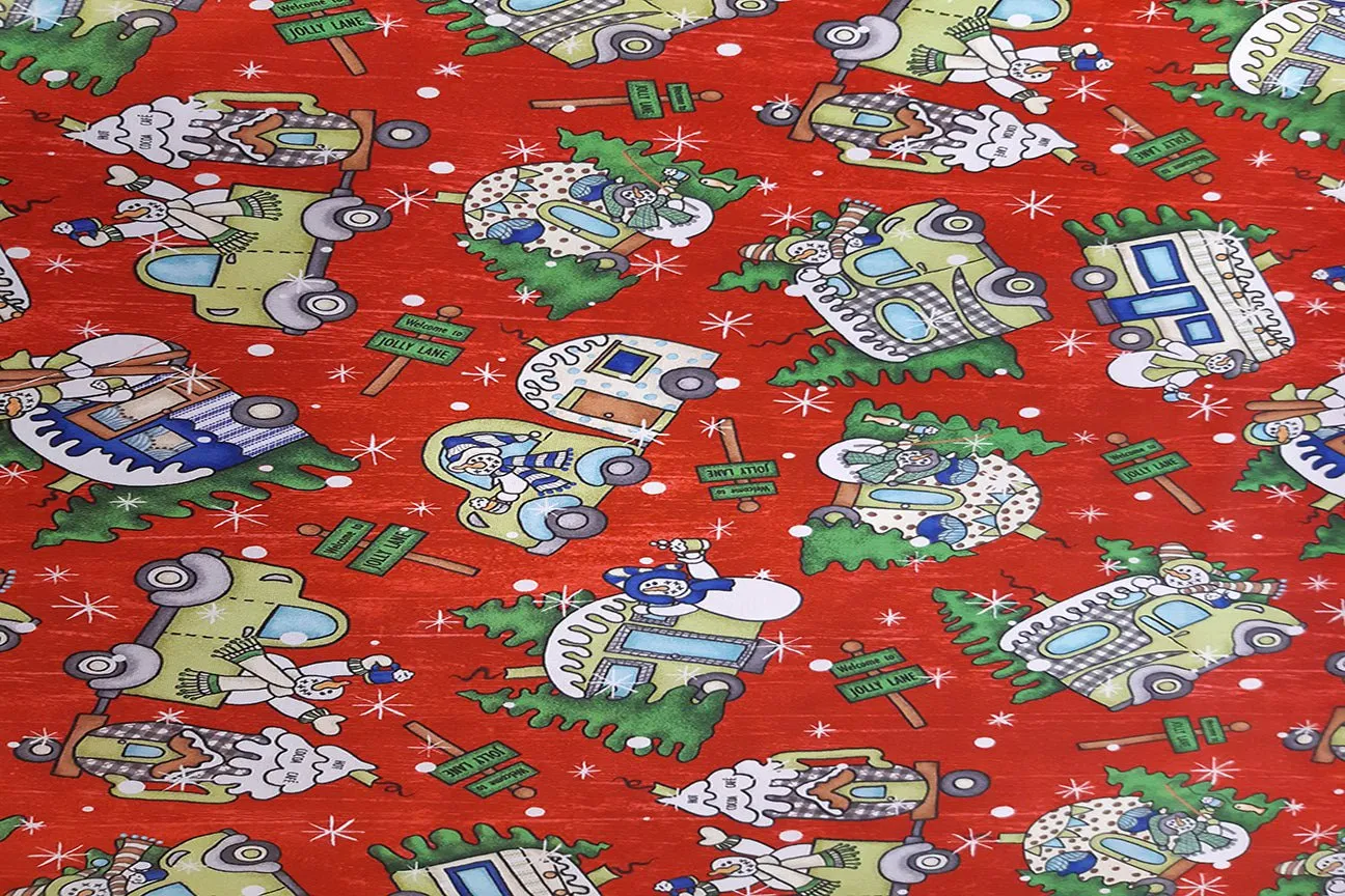 Jolly Lane Cherry Jolly Lane Patchwork / Craft Fabric