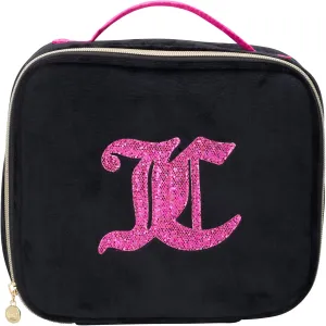 Juicy Couture Women's Cosmetic Bag - Makeup and Toiletries Travel Organizer, Compartments, Size One Size, Black