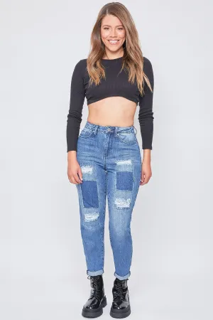 Junior Dream High-Rise Straight Patchwork Jean 14 Pack