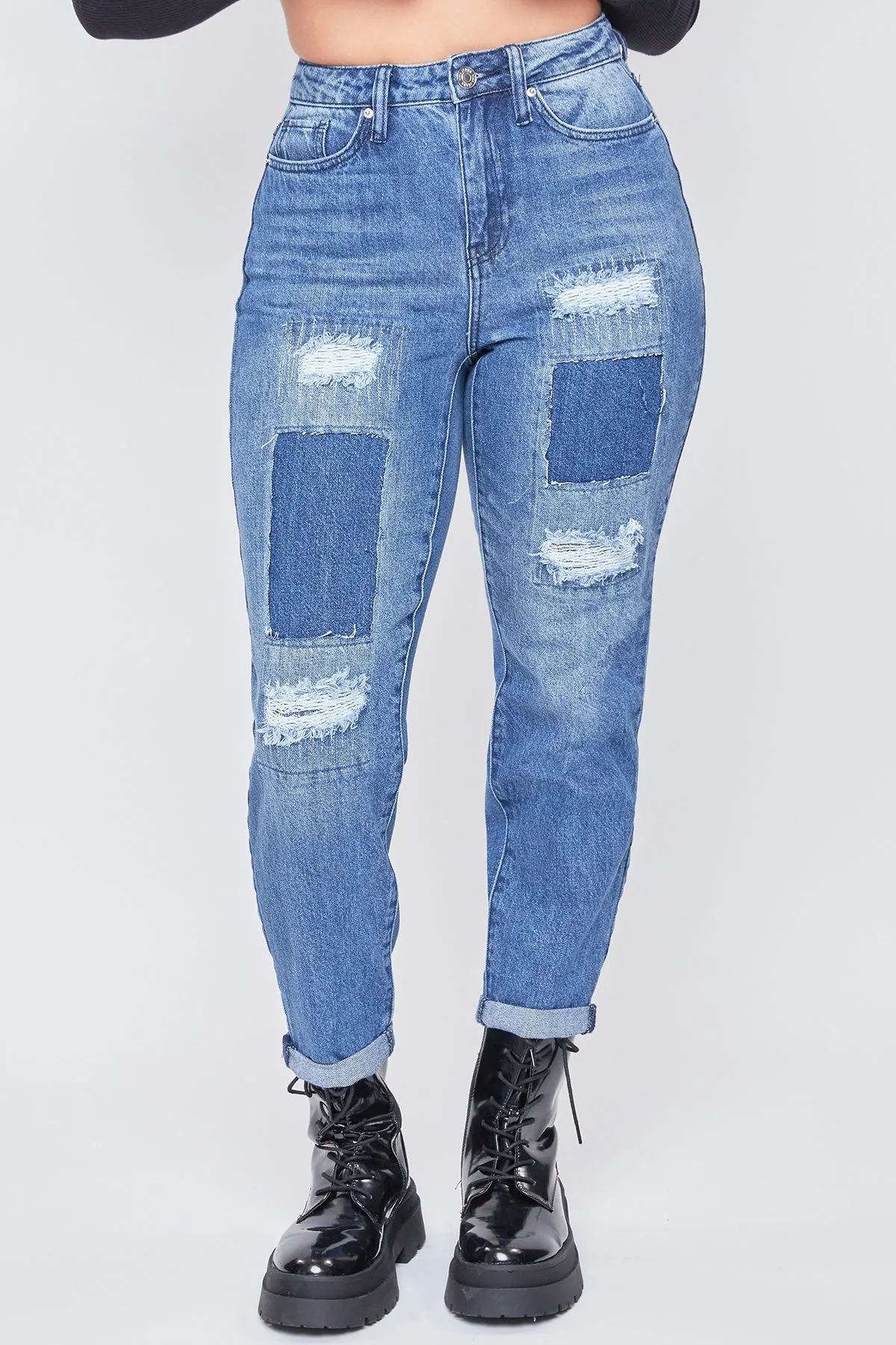 Junior Dream High-Rise Straight Patchwork Jean 14 Pack