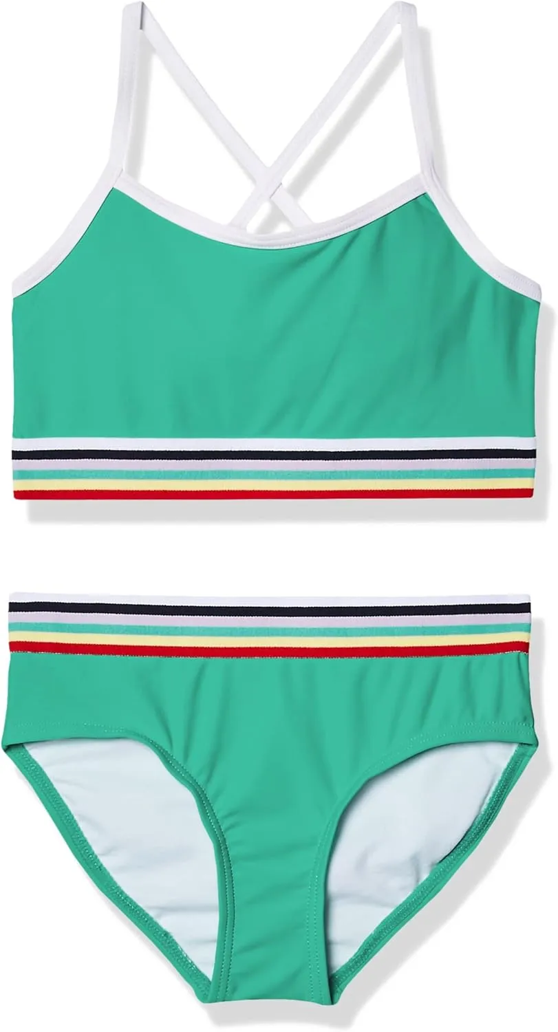 Kanu Surf Girls' Tanya UPF 50  Beach Sport Athletic Bikini Swimsuit