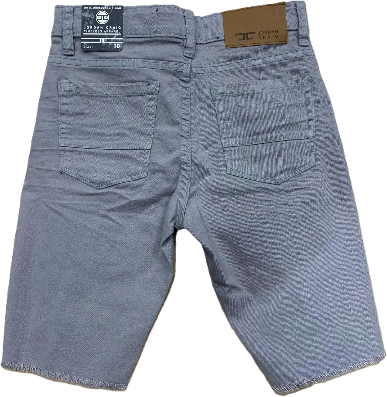 Kids Shreded L/Grey Jeans Shorts