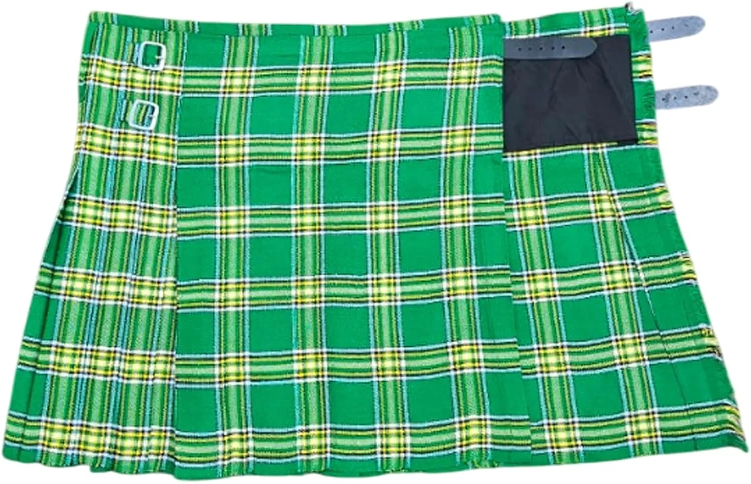 Kilt for Men Scottish Tartan Mens Kilt Highland Leather Straps