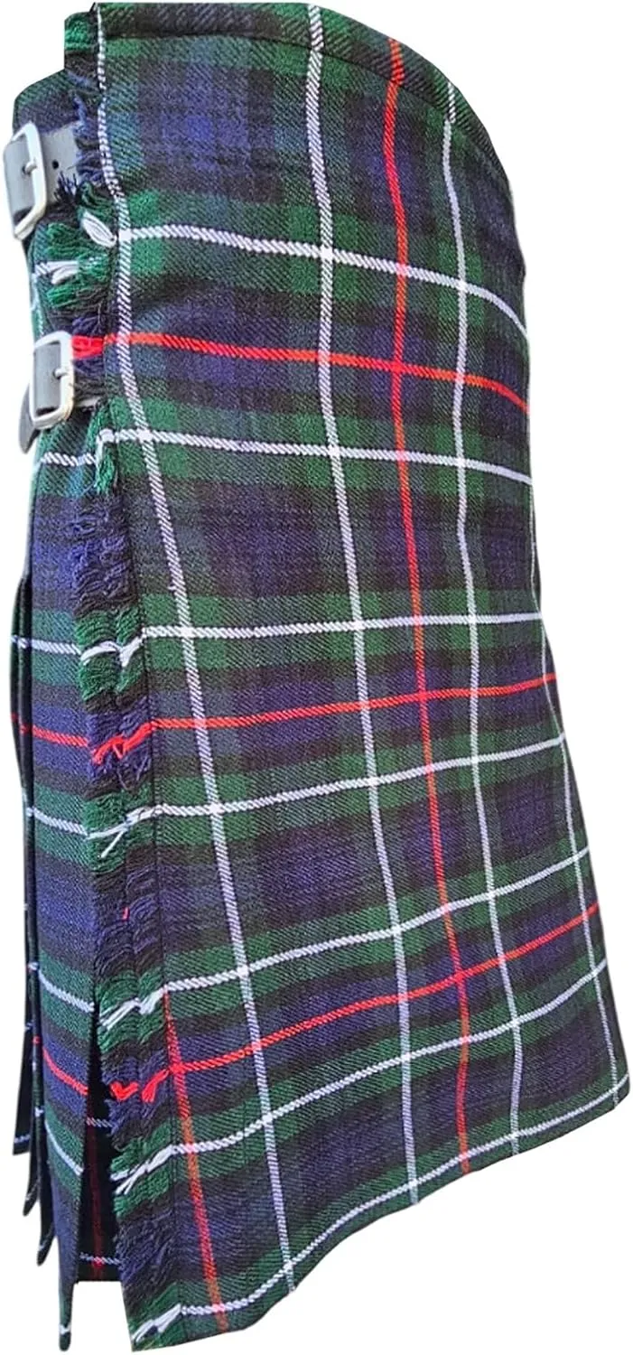 Kilt for Men Scottish Tartan Mens Kilt Highland Leather Straps