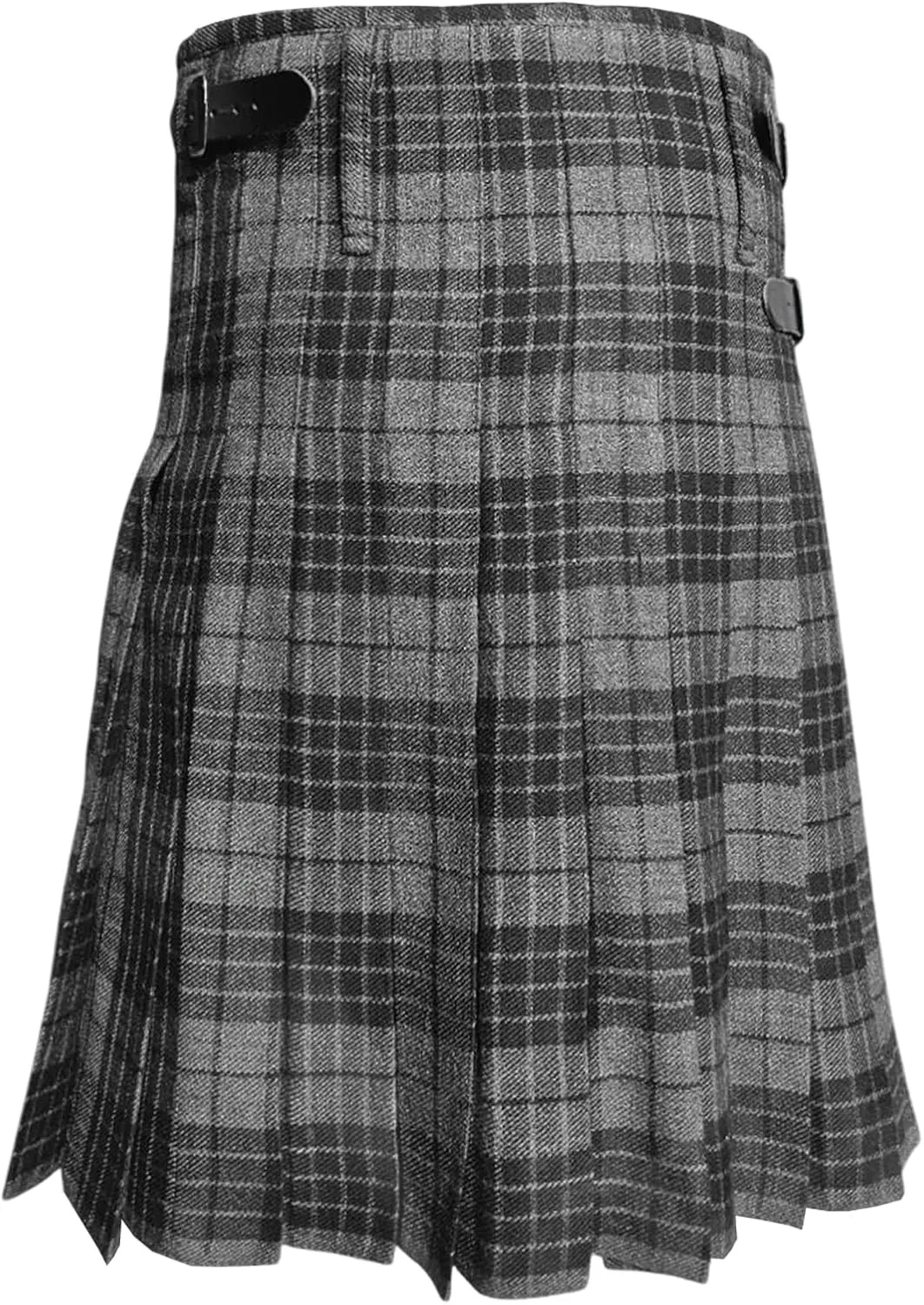 Kilt for Men Scottish Tartan Mens Kilt Highland Leather Straps