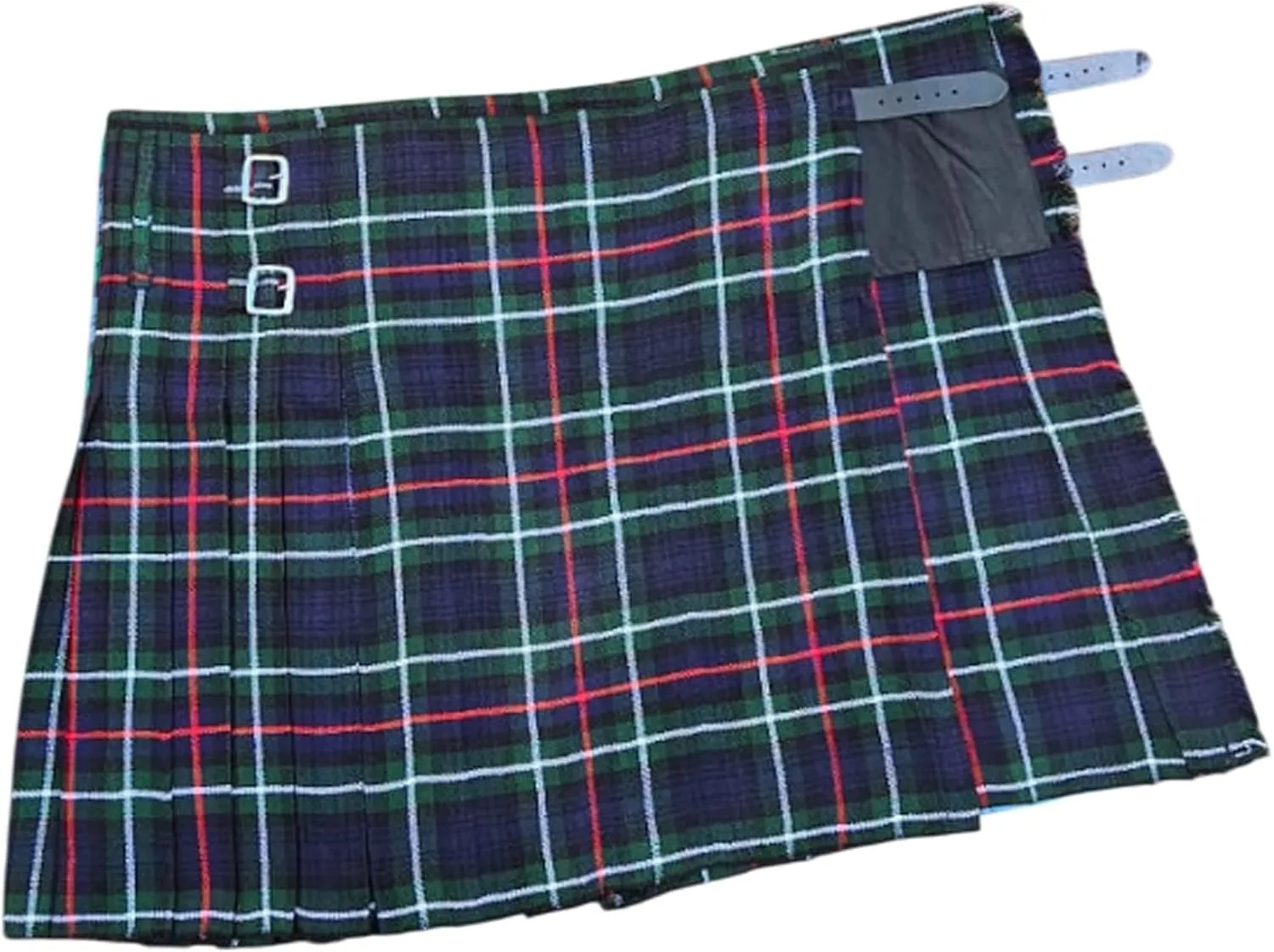 Kilt for Men Scottish Tartan Mens Kilt Highland Leather Straps