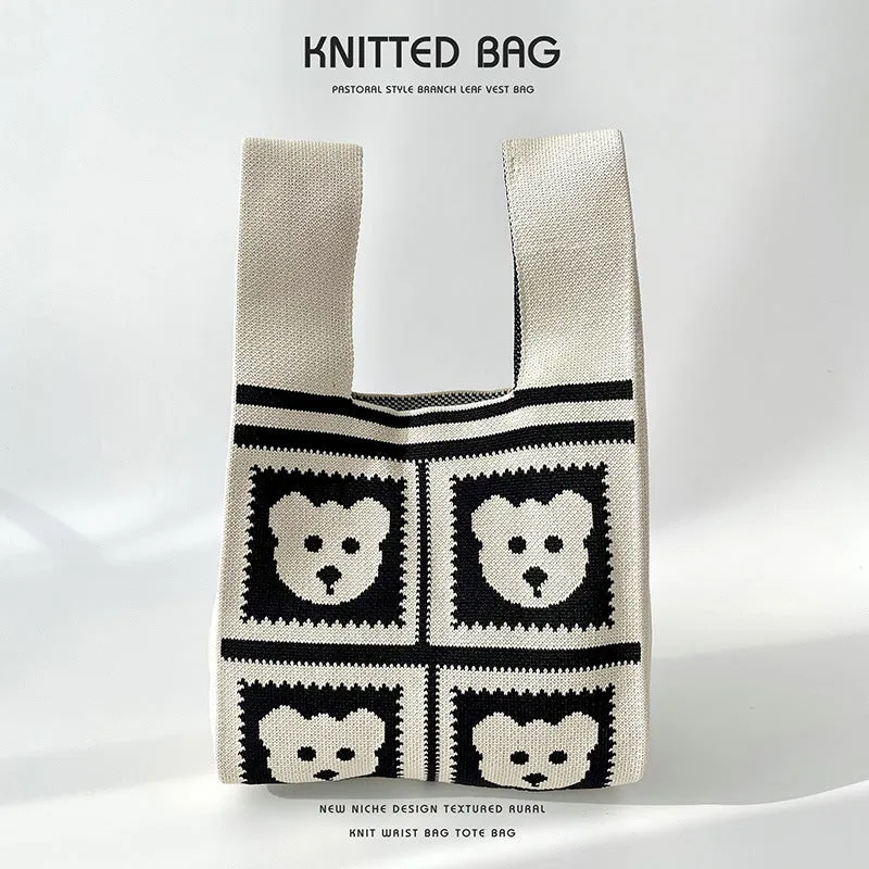 Knitted Bag - Bears