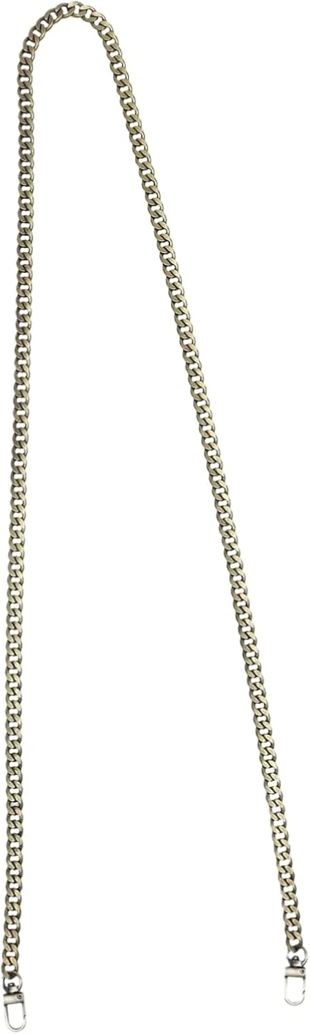 KONTONTY Gold Purse Strap Chain for Purse Strap Replacement Bag Chain Fine Workmanship