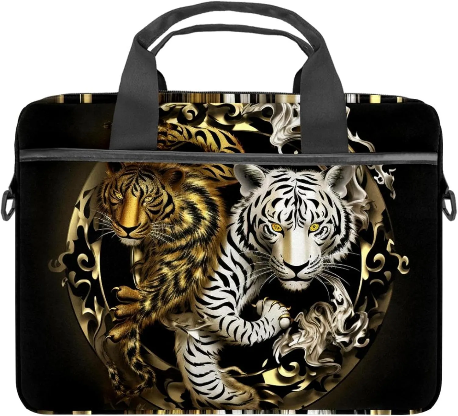 Laptop Bag for Women,Computer Bags for Women,for Laptop or Tablet,Dragon Tiger Tai Chi Gossip