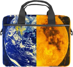 Laptop Bag for Women,Computer Bags for Women,for Laptop or Tablet,Yin Yang Gossip Abstract Earth