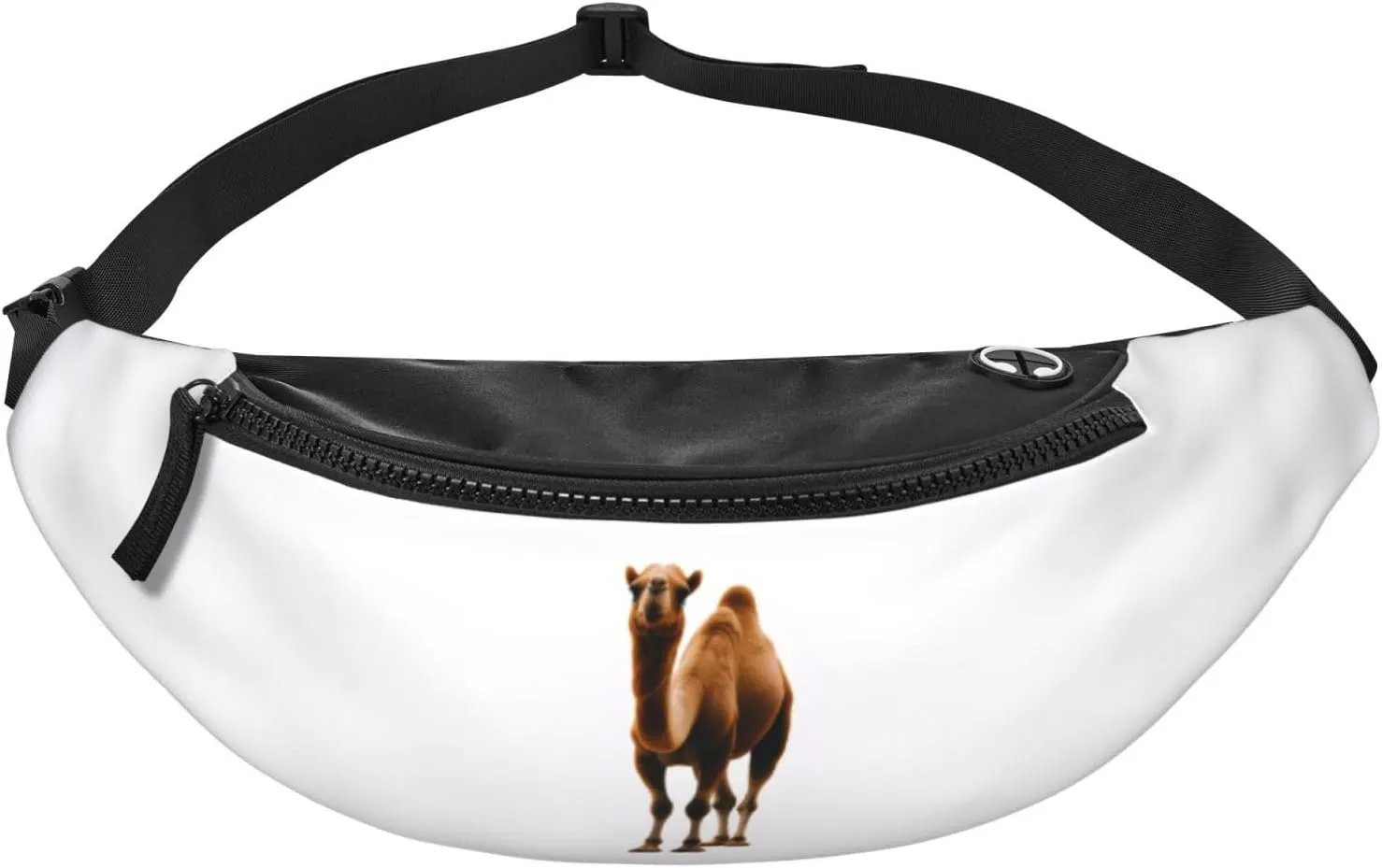 Large Bum Bag Desert Sand Camel Waist Fanny Pack For Men Women,Bumbags With Headphone Jack And Zip Pockets Adjustable Belt For Sport Running Hiking Camping Workout Cycling