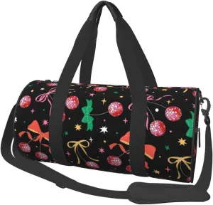 Large Duffle Bag for Travel - Disco Mirror Ball Gym Bag for Women Men, Foldable Travel Bags for Women Men with Zippered Multiple Pockets