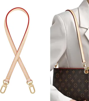 Leather Purse Straps Replacement Bag Shoulder Strap for Multi Pochette Accessories（Long:23.6in&Width:0.43in）