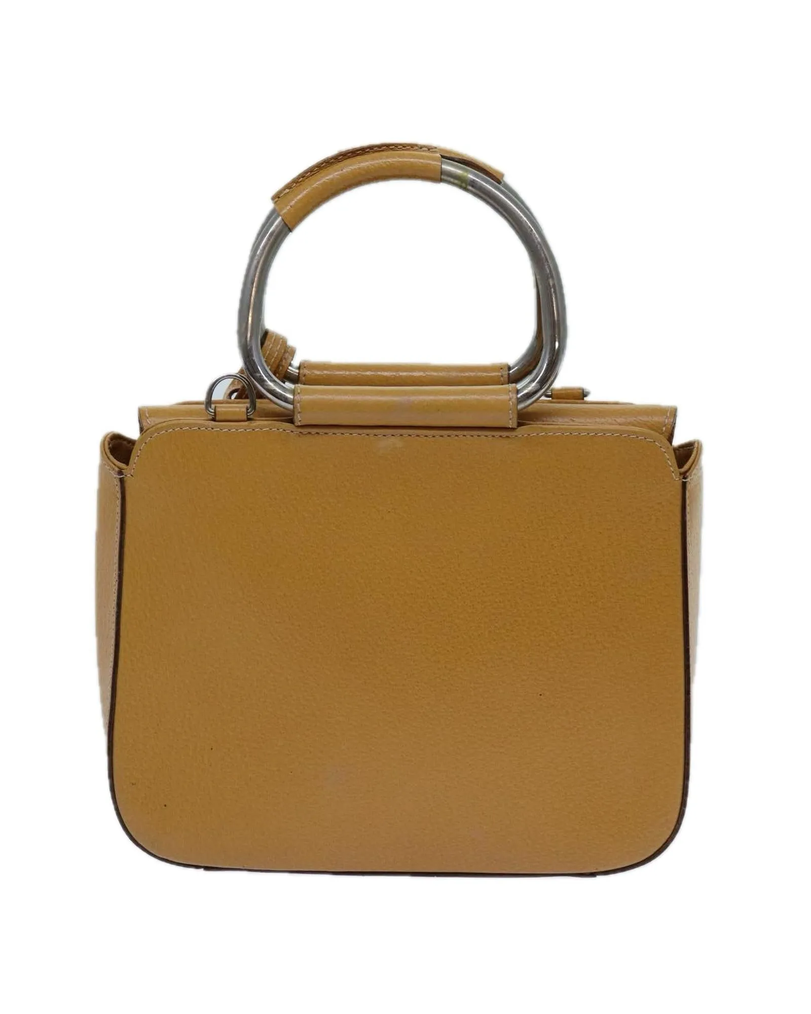 Leather Top Handle Bag