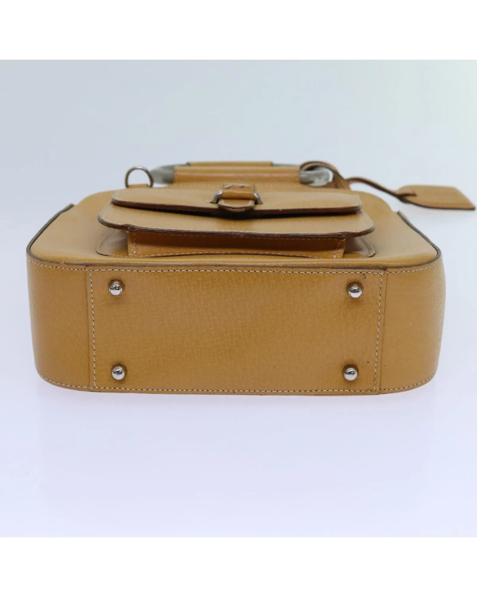 Leather Top Handle Bag