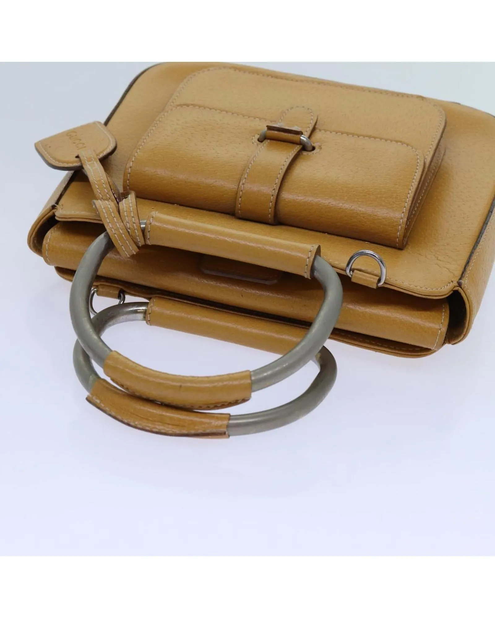 Leather Top Handle Bag