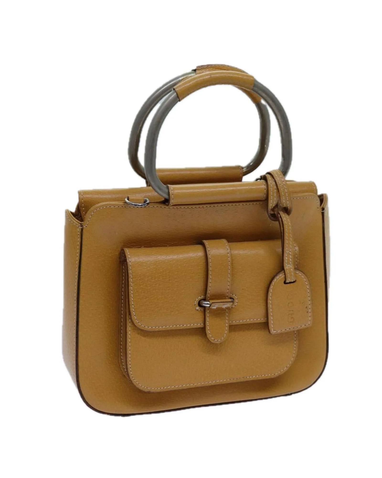 Leather Top Handle Bag