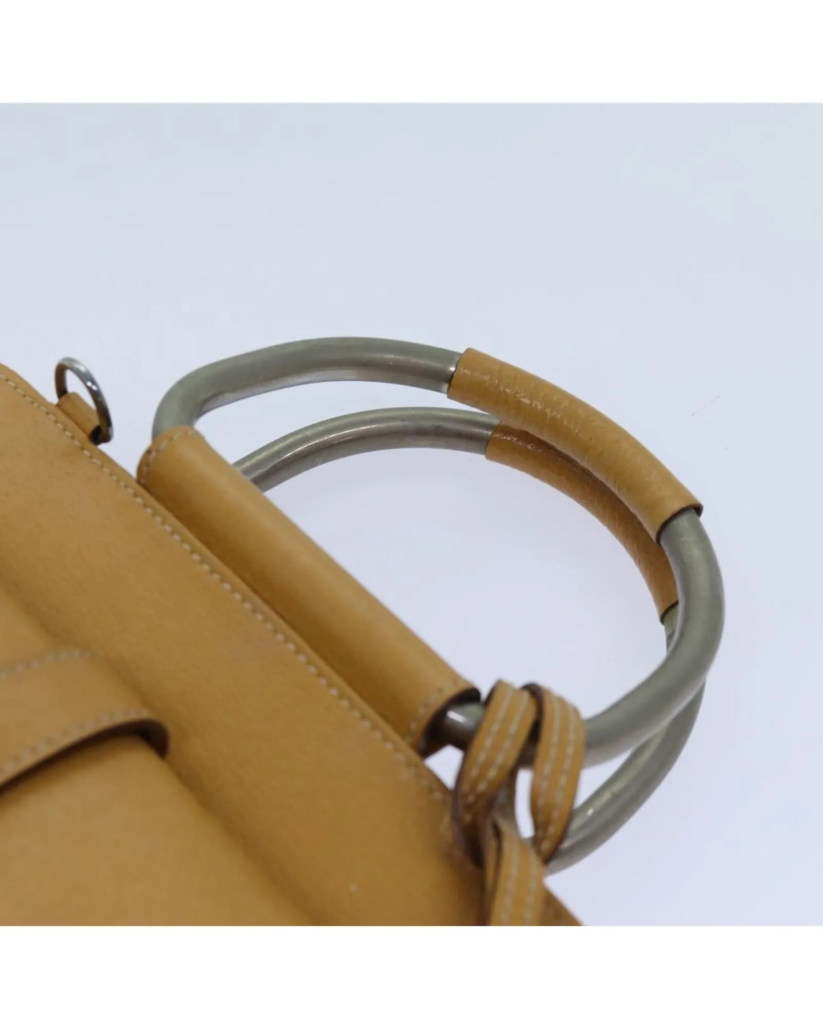 Leather Top Handle Bag