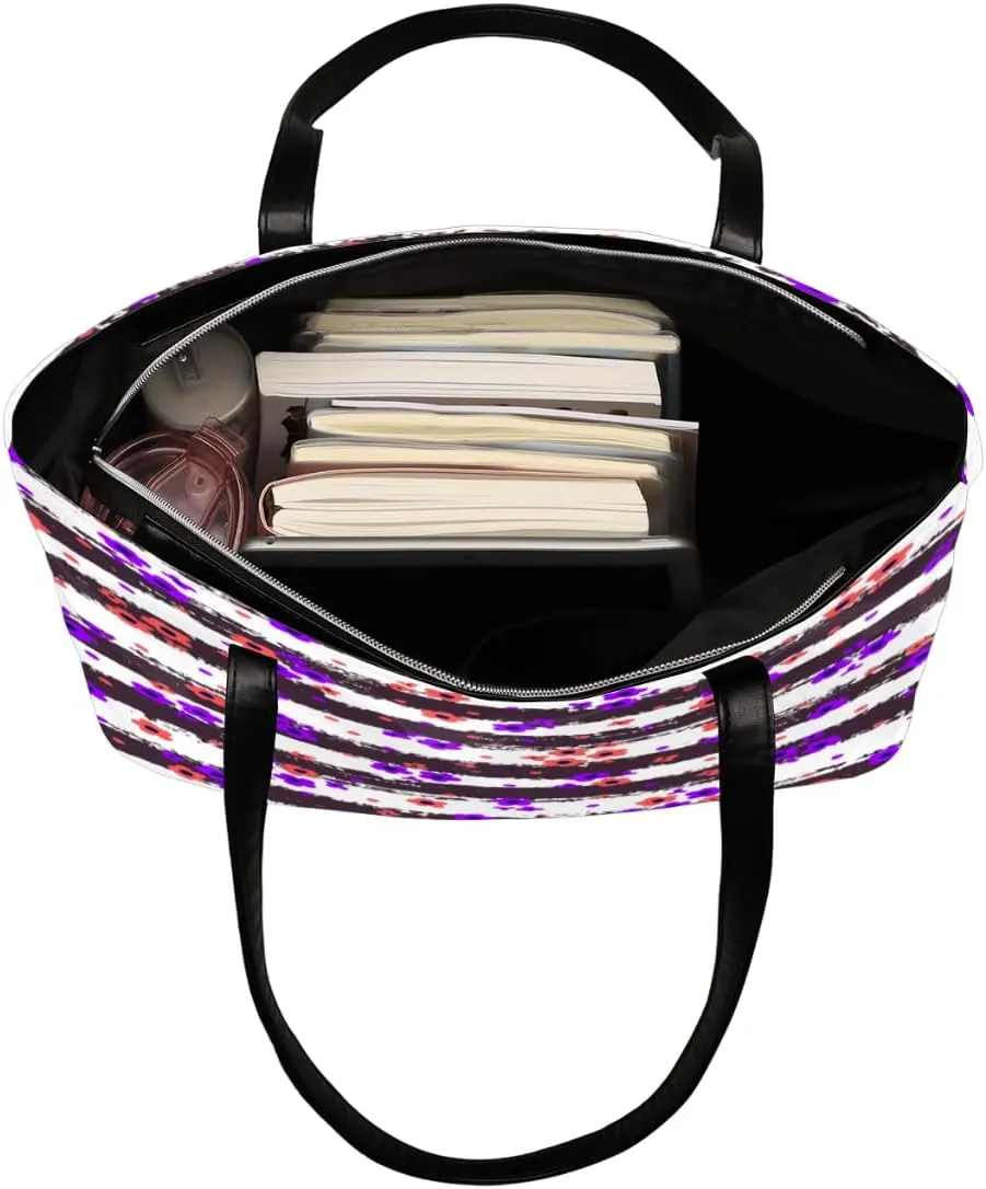 Leather Tote Bag for Women Fashion Shoulder Bag Purses and Handbags Large Capacity Satchel Bags for Work Travel