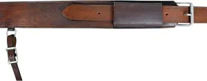 Leather Western Horse Saddle Girth Back Cinch Strap Western Horse Saddle Bucking Strap Rear Girth Flank Cinch Smooth Leather Size Length: 40 Buckle to Buckle & Width: 2.75 with 2 Buckles, LG06