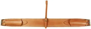 Leather Western Horse Saddle Girth Back Cinch Strap Western Horse Saddle Bucking Strap Rear Girth Flank Cinch Smooth Leather Size Length: 40 Buckle to Buckle & Width: 2.75 with 2 Buckles, LG48