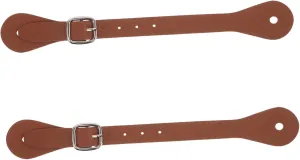 LIFKOME Western Cowboy Belt Straps 2pcs Fake Leather Boot Straps Metal Buckle for Men's Outfits