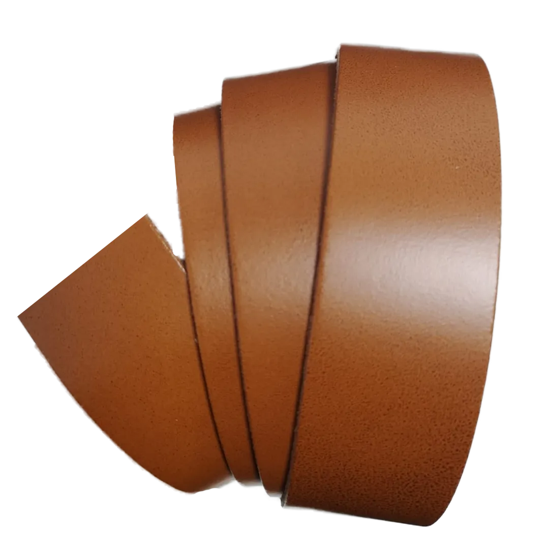 Light Brown Leather Clamp Strap