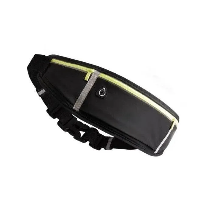 Lightweight Running Waist Belt - Dual Zipper Fitness Belt