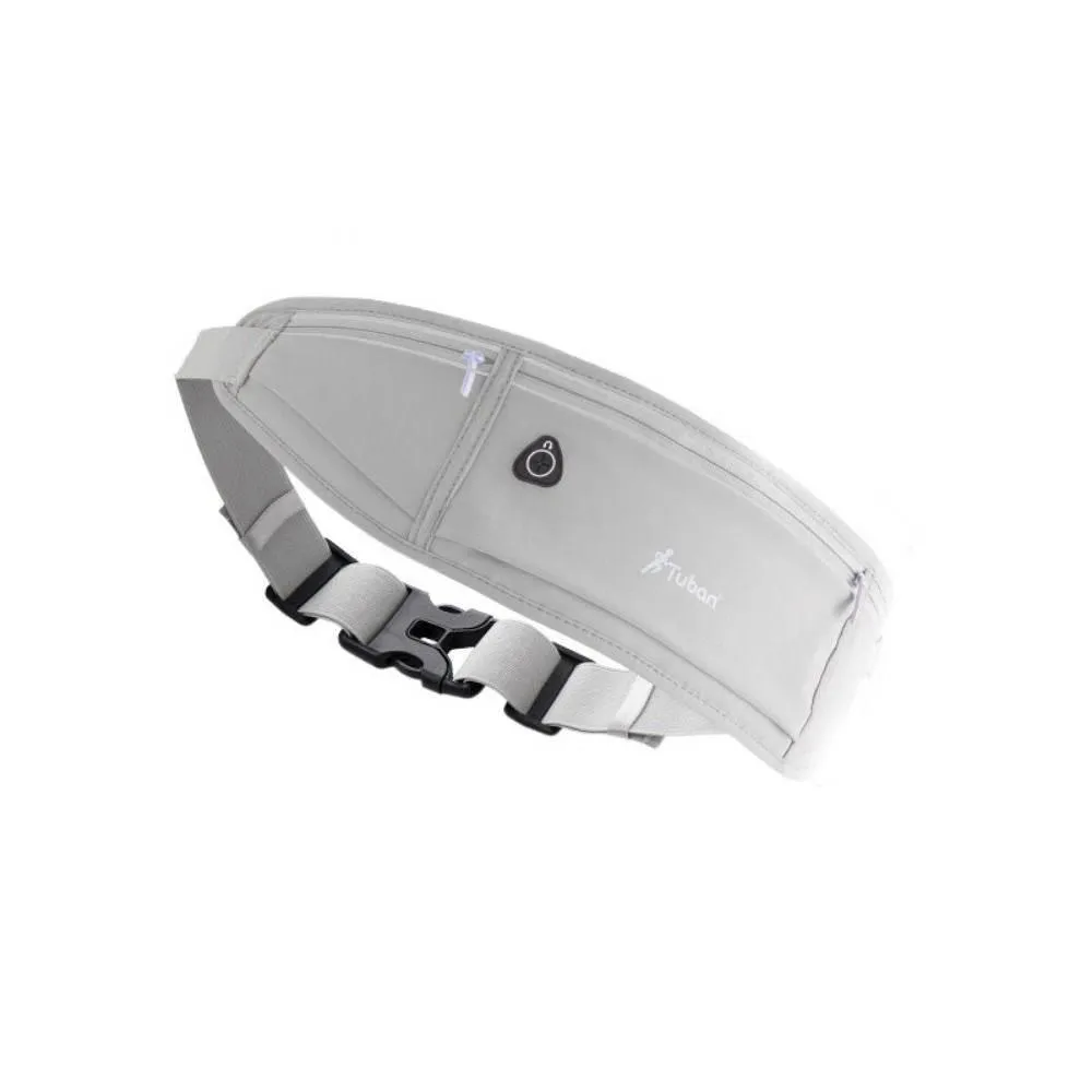 Lightweight Running Waist Belt - Dual Zipper Fitness Belt