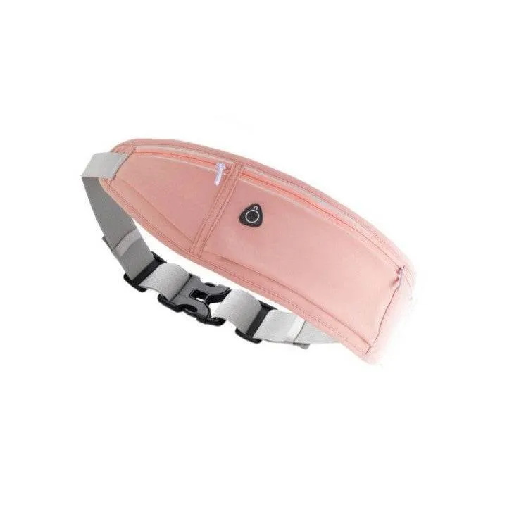 Lightweight Running Waist Belt - Dual Zipper Fitness Belt