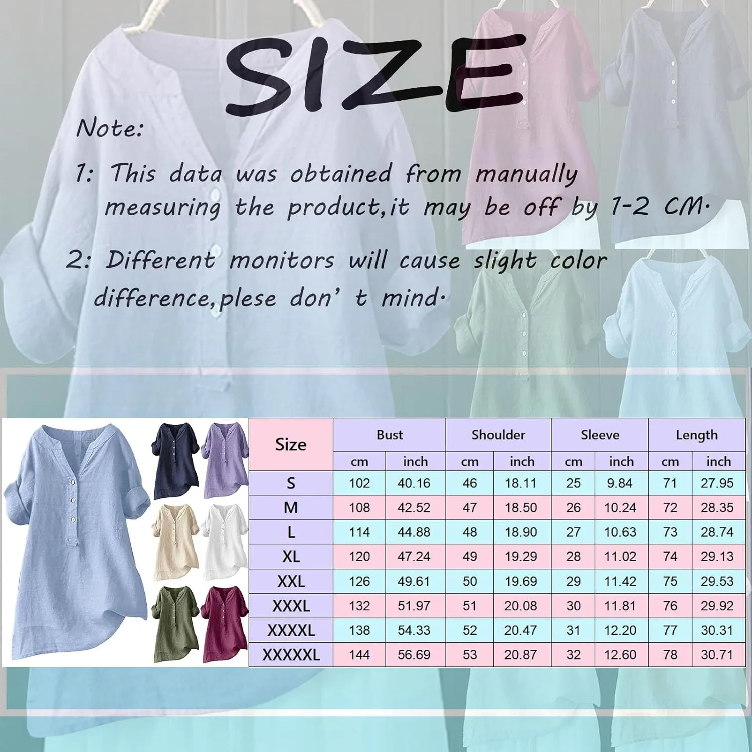 Linen Shirts for Women Plus Size Roll Up Short Sleeve V Neck Button Down Shirt 2025 Trendy Summer Casual Tops Blouse