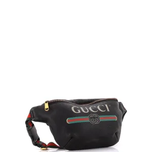 Logo Belt Bag Printed Leather Medium